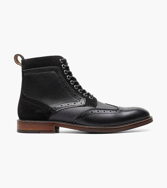 Stacy Adams Finnegan Wingtip Lace Up Boot