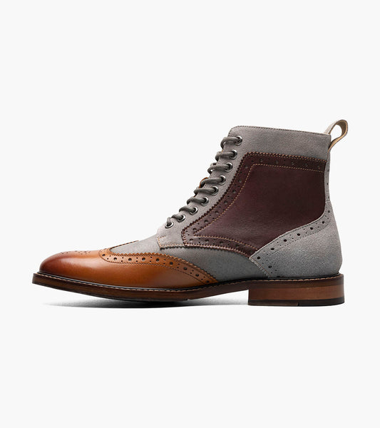 Stacy Adams Finnegan Wingtip Lace Up Boot