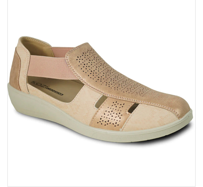 KOZI Women Comfort Casual Shoe OY3229 Wedge Sandal