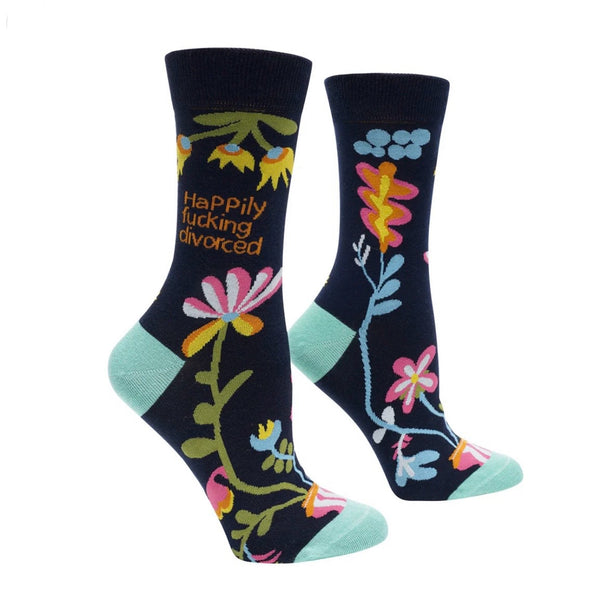 Happily f*cking divorced socks