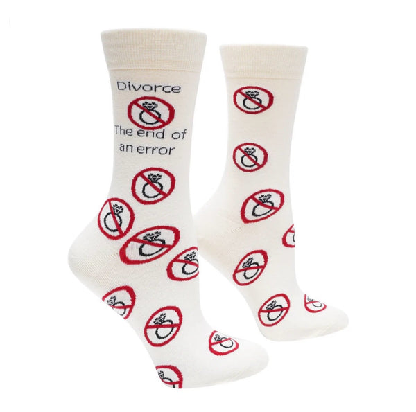 Divorce the end of an error socks