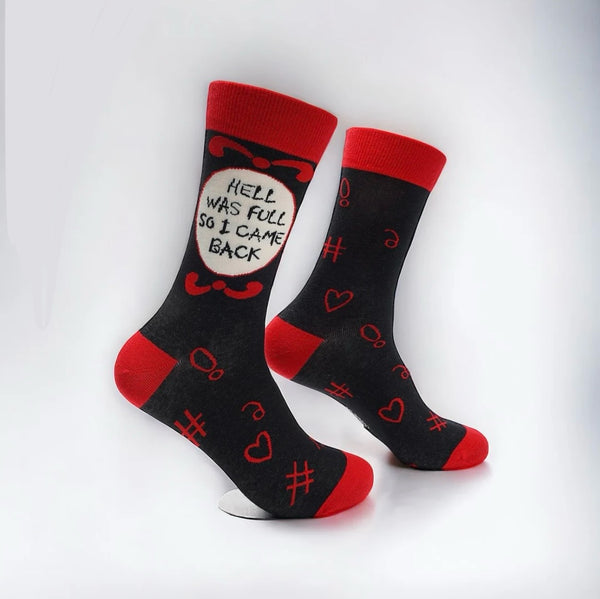 Hell was full so I came back socks