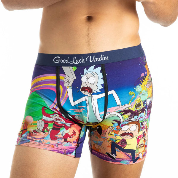 Good Luck Undies - Rick and Morty Run Away!