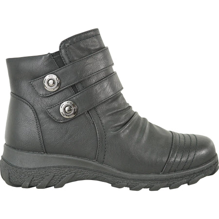 DOGO - Women Vegan Leather Black Zipper Long Boots - Edvard Munch The Scream Muse Design