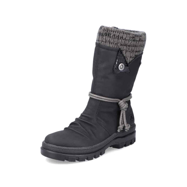 RIEKER TALL WOMEN'S WINTER BOOT with FLIP-GRIPS - RIEKER | X8283-00