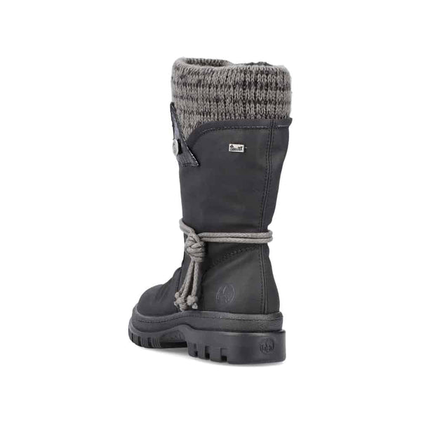 RIEKER TALL WOMEN'S WINTER BOOT with FLIP-GRIPS - RIEKER | X8283-00