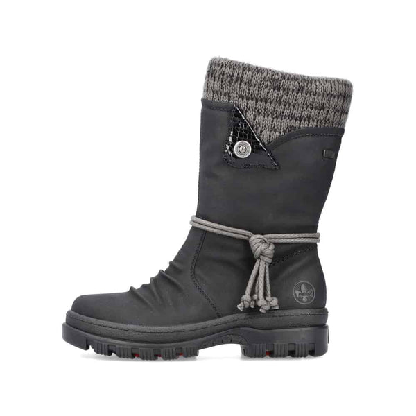RIEKER TALL WOMEN'S WINTER BOOT with FLIP-GRIPS - RIEKER | X8283-00