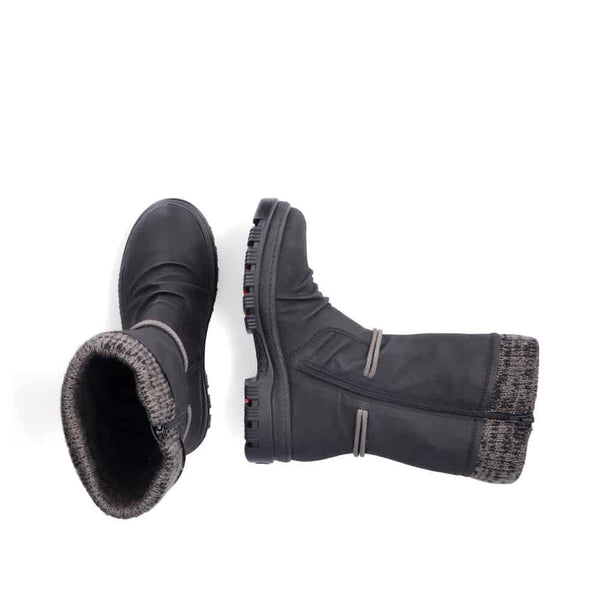RIEKER TALL WOMEN'S WINTER BOOT with FLIP-GRIPS - RIEKER | X8283-00