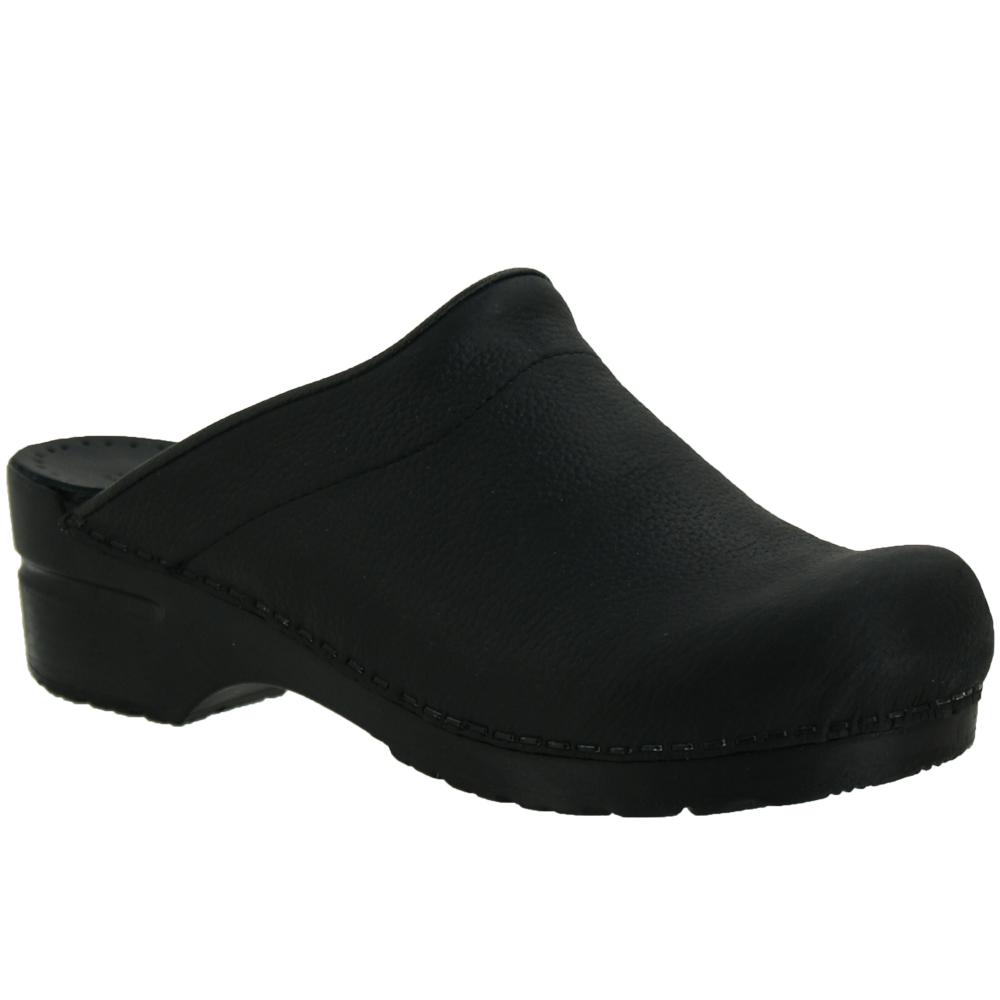 Sanita Sonja Textured Oil Open Heel Clogs - 450247