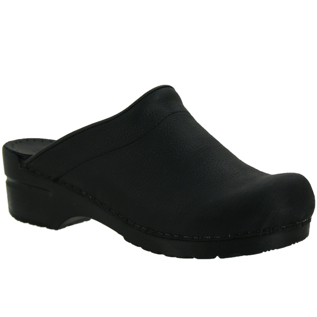 Sanita Sonja Textured Oil Open Heel Clogs - 450247