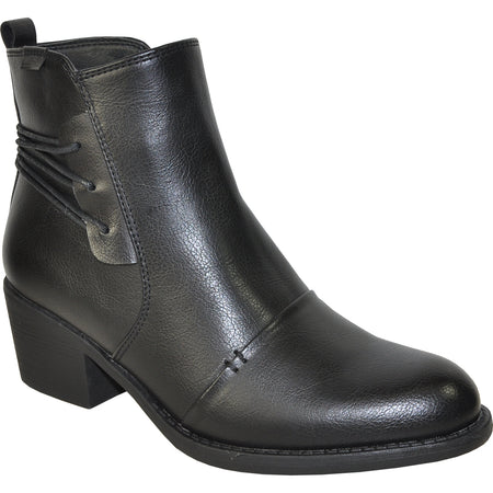 DOGO - Women Vegan Leather Black Zipper Long Boots - Edvard Munch The Scream Muse Design