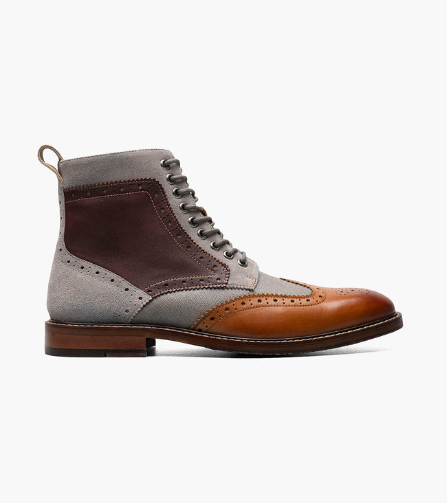 Stacy Adams Finnegan Wingtip Lace Up Boot