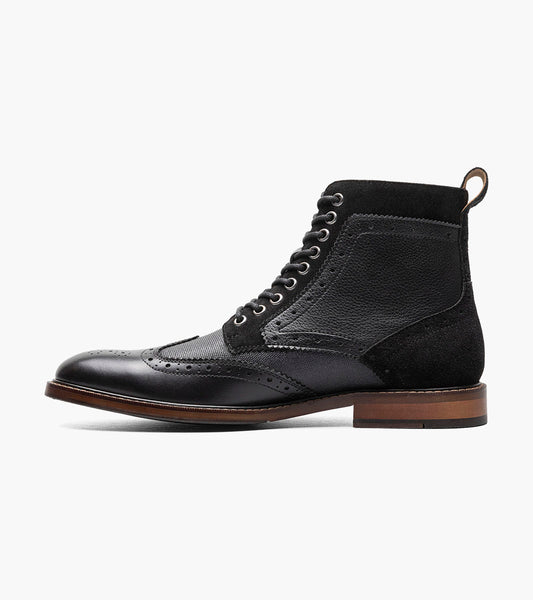 Stacy Adams Finnegan Wingtip Lace Up Boot