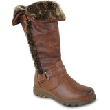 Vangelo Women's HF3596 Knee High Fur Winter Boots