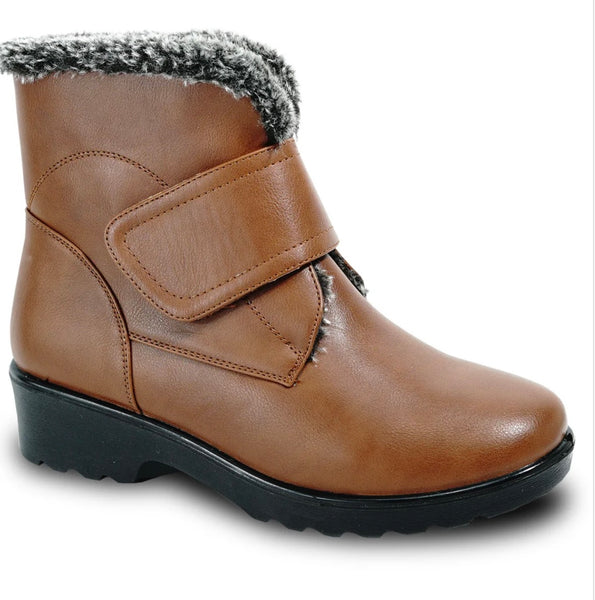 Vangelo Women's JL2576 Ankle Winter Fur Boot