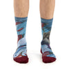 Good Luck Socks -Men's Grizzly Bear & Sockeye Salmon