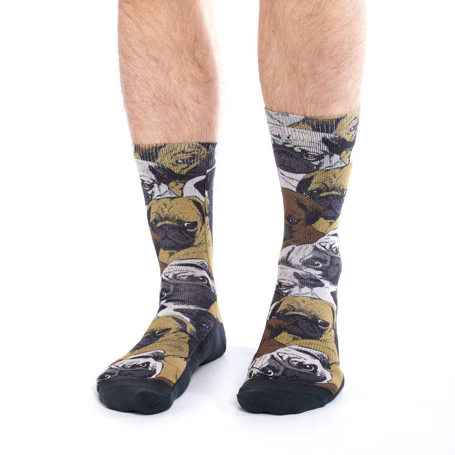 Good Luck Socks -Men's Social Pugs