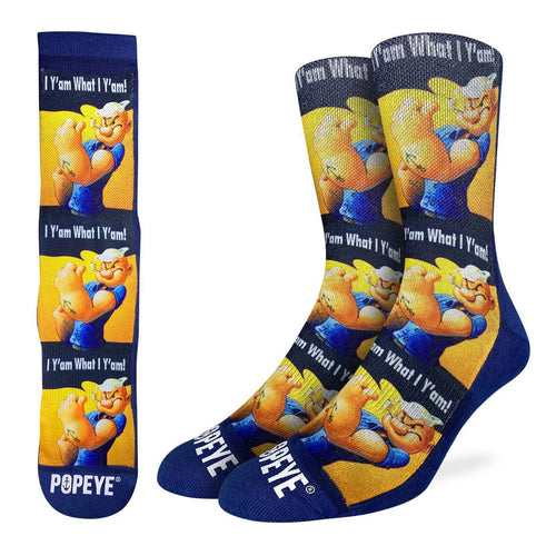 Good Luck Socks -Men's Popeye I Y'am What I Y'am