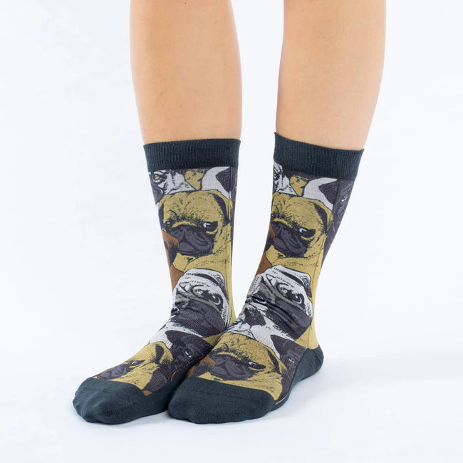 Good Luck Socks -Women's Social Pugs