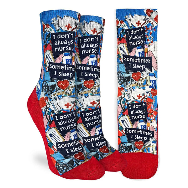 Good Luck Socks -Women's I Don't Always Nurse