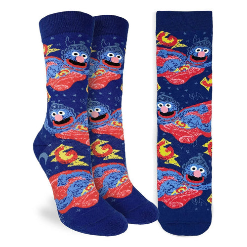 Good Luck Socks - Women's Super Grover, Sesame Street