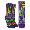 Good Luck Socks - Women's Veggies Purple