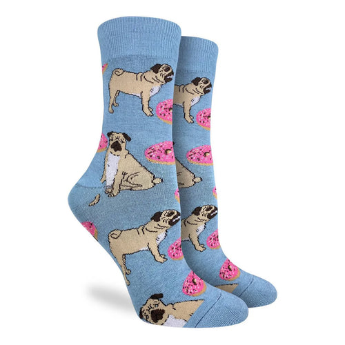 Good Luck Socks - Women's Pugs and Donuts