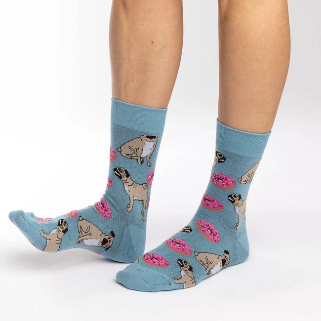 Good Luck Socks - Women's Pugs and Donuts