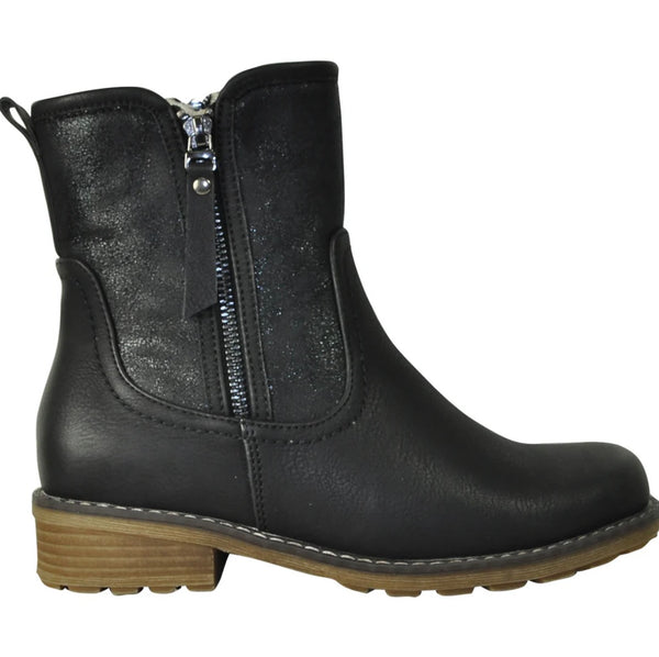 Vangelo Women's HF9538 Waterproof Ankle Fur Winter Boot