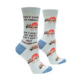 Don't Care Yesterday Socks