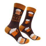 Awesome beer drinker socks