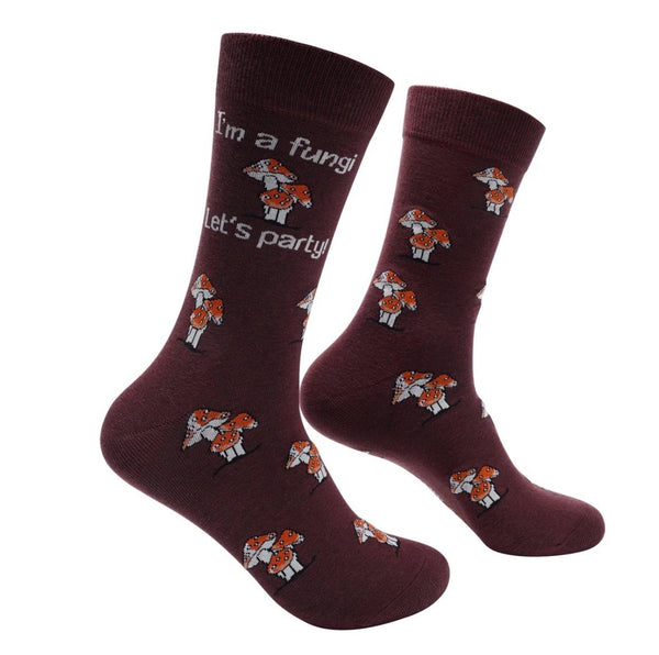 I'm a fungi! Let's Party socks