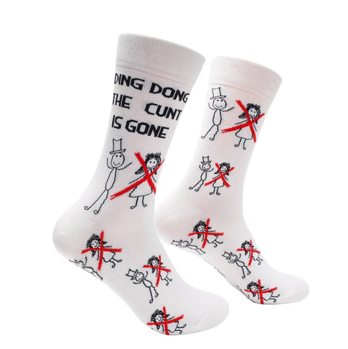 Ding Dong the C*nt is gone socks