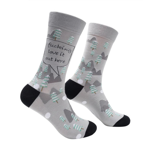 I just f*cking love it out there socks