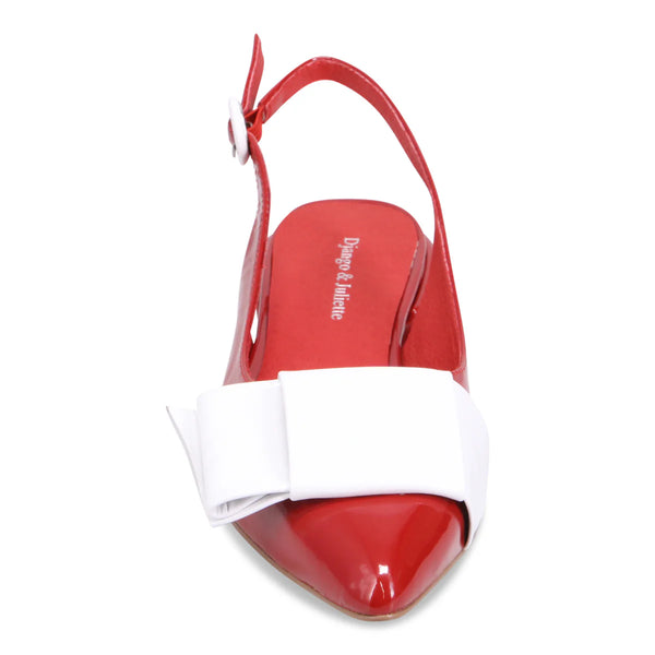 Django & Juliette - Evenning Slingback Flat Sandal