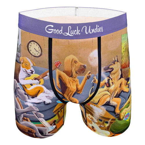 Good Luck Undies - Dogs Smoking Weed