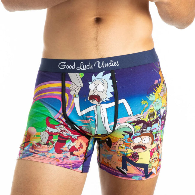 Good Luck Undies - Rick and Morty Run Away!