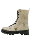 DOGO - Vegan Leather Beige Long Boots - There is always Hope Design