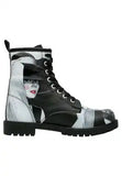 DOGO - Women Vegan Leather Black Long Boots - Go Back to Being Yourself Design