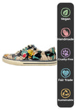 DOGO - Women's Vegan Leather Multicolor Sneakers - Warner Bros Catch Me If You Can Tweety Design